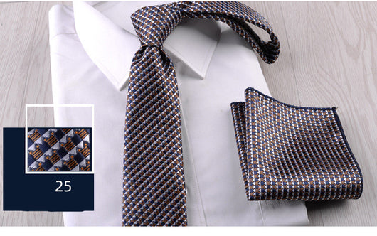 Combo Corbata y Pañuelo de Bolsillo para Hombre Profesional - Image 26