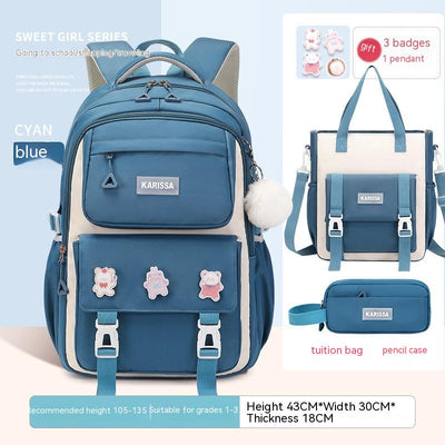 Mochila Escolar Impermeable para Niñas - Gran Capacidad y Resistente - Image 22