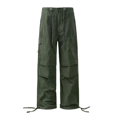 Pantalones Casuales Holgados de Pierna Recta en Colores Sólidos - Image 7