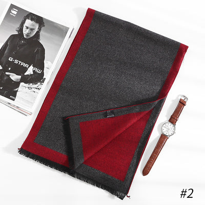 Bufanda de Seda Artificial Cepillada - Calidez y Elegancia para Otoño e Invierno - Image 26