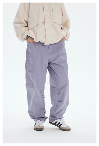 Pantalones Cargo Cómodos de Fibra Química para Hombre - Image 11