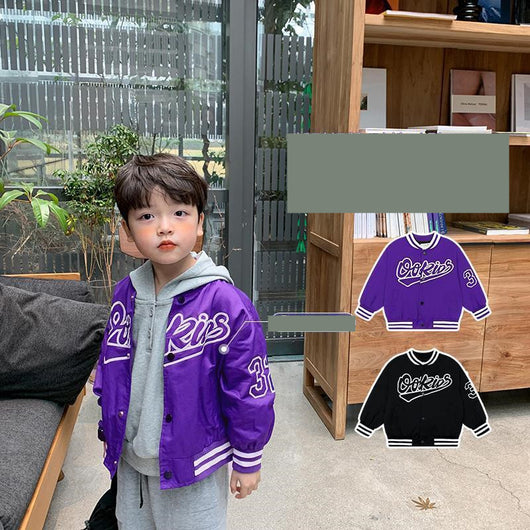 Chaqueta Infantil Estilo Coreano - Abrigo Primavera Otoño Niño - Image 7