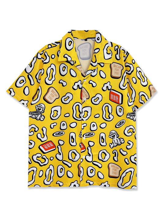Playera Retro con Estampado de Dibujos Animados Vintage - Image 5