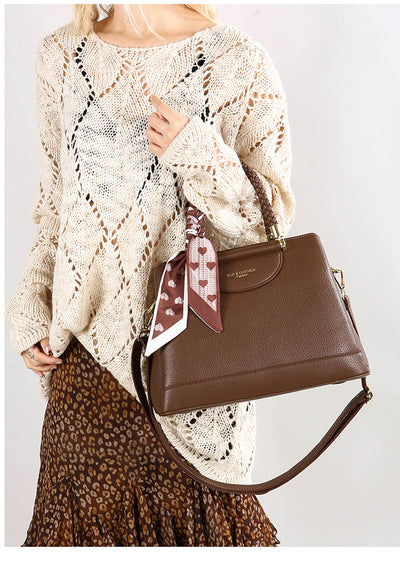 Bolso Tote Crossbody de Lujo Retro con Gran Capacidad para Mujer - Image 26
