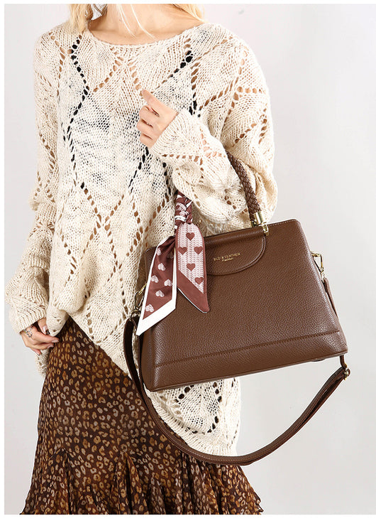 Bolso Tote Crossbody de Lujo Retro con Gran Capacidad para Mujer - Image 26