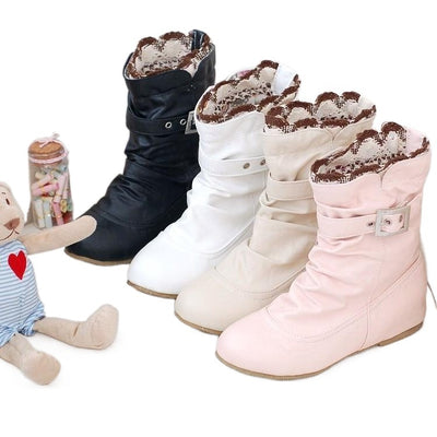 Botas Planas para Niñas Escolares - Image 6