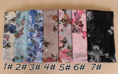 Pañuelo Gasa Balinés con Estampado Floral - Diseño Exclusivo - Image 14