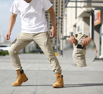 Pantalones Cargo Deportivos con Múltiples Bolsillos para Hombre - Image 8