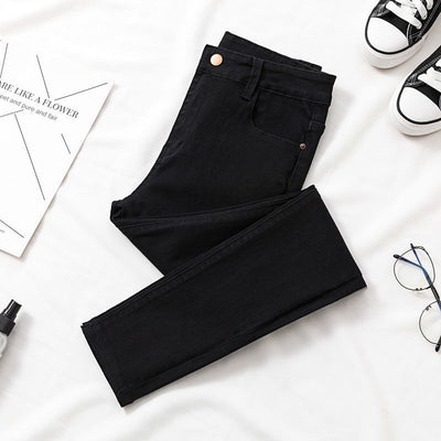 Jeans Slim Cintura Alta Mujer - Ajuste Perfecto Nine Points - Image 12