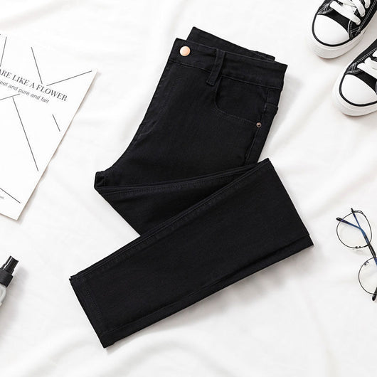 Jeans Slim Cintura Alta Mujer - Ajuste Perfecto Nine Points - Image 12