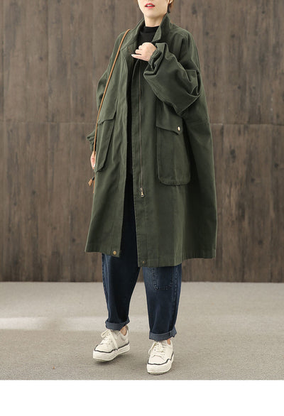 Chaqueta Impermeable Suelta Talla Grande para Mujer - Abrigo Deportivo de Manga Larga - Image 13