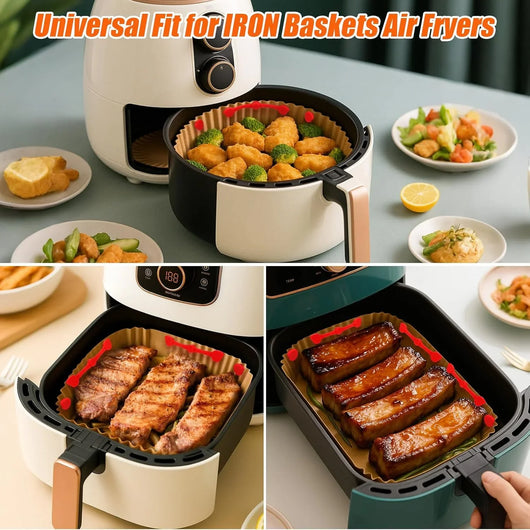 Air Fryer Magnets Silicone Buckle for Parchment Paper Liners, High-Temp Resistant Air Fryer Accessories, Lock Paper from Heating Element or Covering Food, Prevent Burning & Uneven Cooking - Tekeno