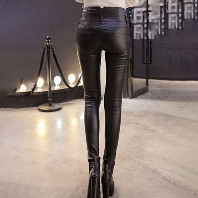 Pantalones Ajustados de Talle Alto para Uso Diario - Image 10