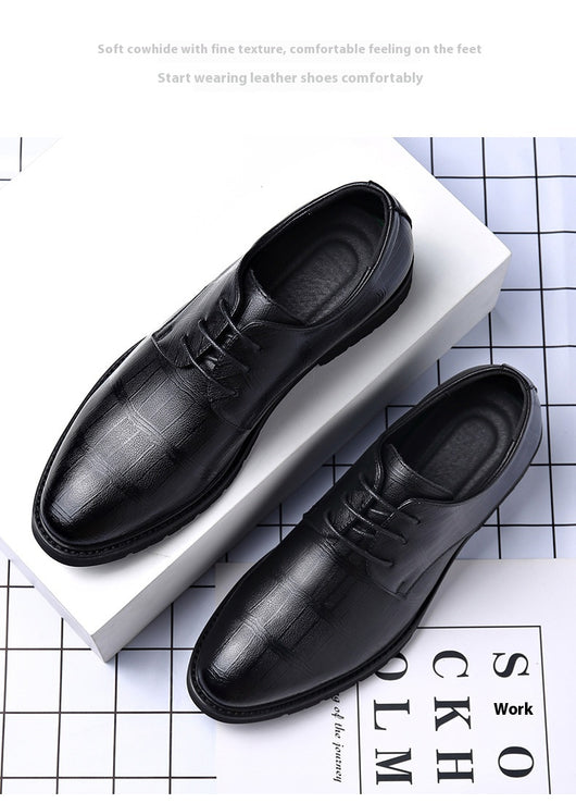 Zapatos Formales de Cuero Genuino para Hombre Talla Grande - Image 25