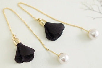 Aretes de Perla con Borlas Elegantes - Image 6