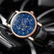 Reloj Mecánico de Lujo con Tourbillon, Fase Lunar y Diseño Cielo Estrellado Resistente al Agua