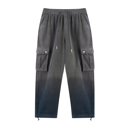 Pantalones Corduroy Retro Americano con Bolsillos y Cintura Ajustable - Image 6