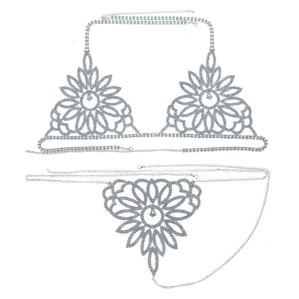 Conjunto Body Chain con Strass y Garras - Lencería Sensual - Image 3