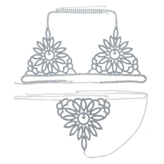 Conjunto Body Chain con Strass y Garras - Lencería Sensual - Image 3