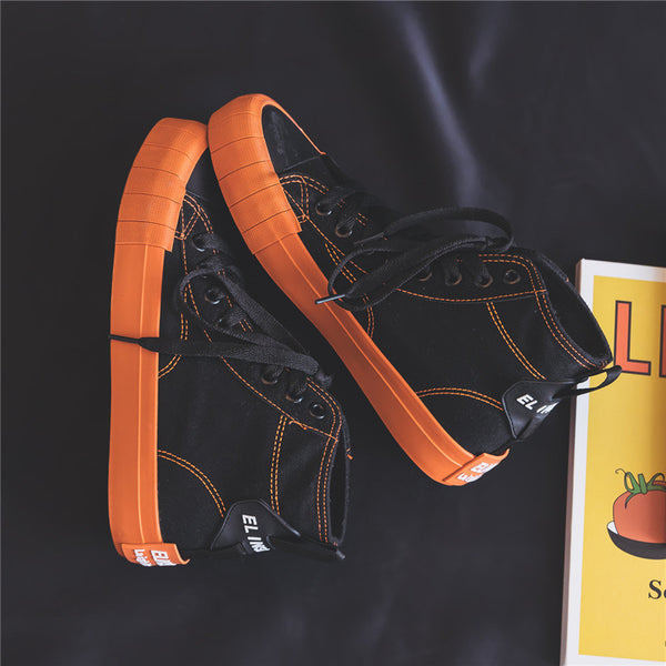 Zapatillas Canvas Altas para Mujer - Estilo Simple y Versátil