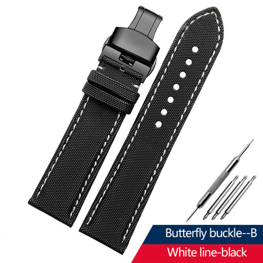 Correa de Reloj Nylon Canvas Tiansuo Haixing para Hombre - Image 20