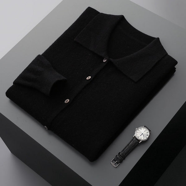 Camisa Interior Clásica de Botones y Color Sólido para Hombre - Image 3