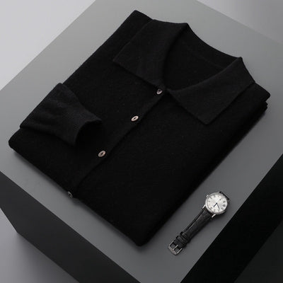 Camisa Interior Clásica de Botones y Color Sólido para Hombre - Image 3