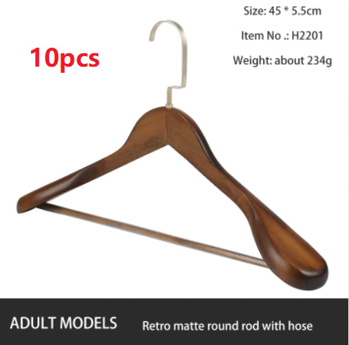 Perchas de Madera Maciza Premium para Tiendas y Hoteles - Image 6