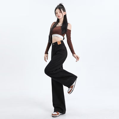 Jeans Rectos Clásicos para Mujer Estilo Americano - Image 11