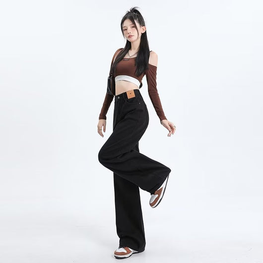 Jeans Rectos Clásicos para Mujer Estilo Americano - Image 11