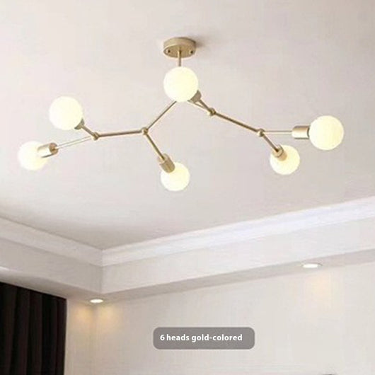 Lámpara de Techo Minimalista de Hierro para Dormitorio y Sala - Image 14