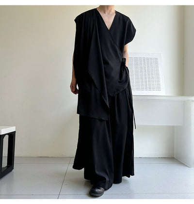 Blusa Minimalista Holgada sin Tirantes para Hombre y Mujer - Image 15