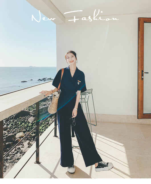 Jumpsuit Elegante de Corte Recto y Escote en V - Image 10