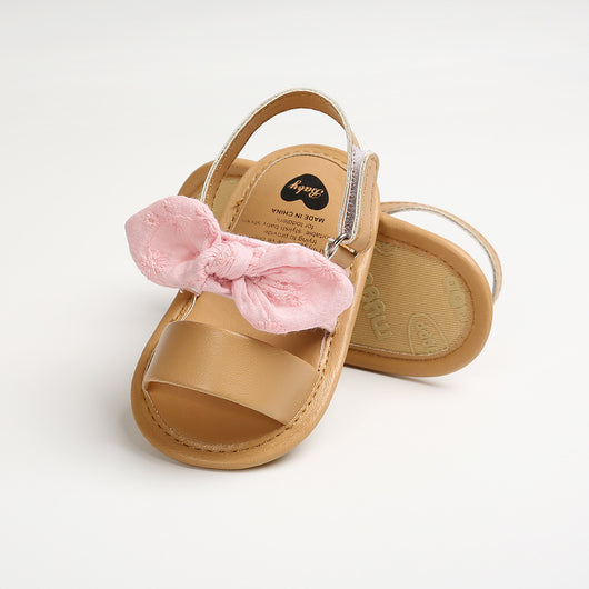 Sandalias para bebé con moño suave y suela antideslizante - Image 30