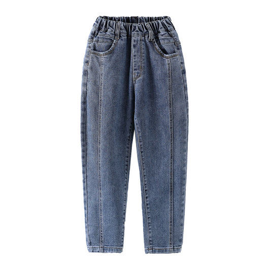 Pantalones Harem Infantiles Primavera Otoño - Tela Ligera y Transpirable - Image 8