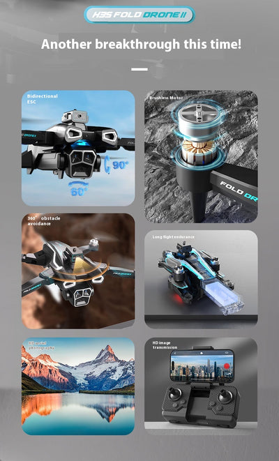 Dron H35 Profesional 8K con Evitación de Obstáculos - Image 14