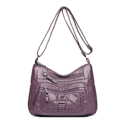 Bolso de Cuero Premium con Múltiples Compartimentos - Image 7