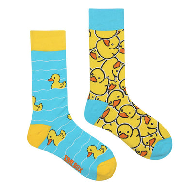 Calcetines Retro Asimétricos para Parejas - Algodón Cómodo Unisex - Image 12