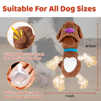Juguete Interactivo para Perros con Sonido y Papel Crujiente - Resistente a Mordidas - Image 10