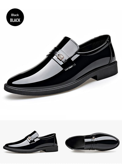 Zapatos de Cuero Elegantes con Diseño Slip-On Espejo - Image 10
