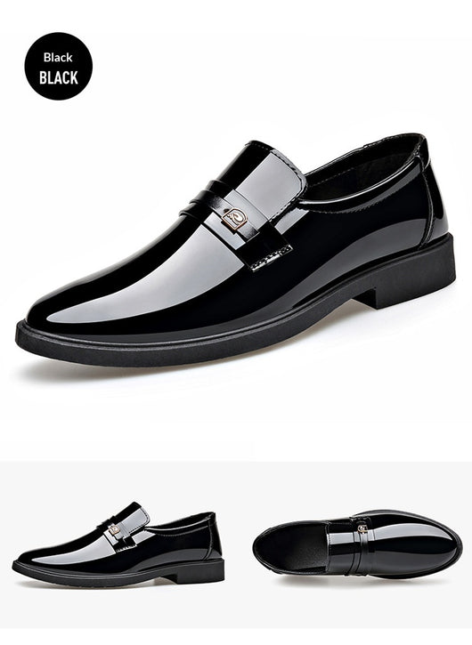 Zapatos de Cuero Elegantes con Diseño Slip-On Espejo - Image 10