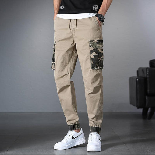 Pantalón de Trabajo Camuflado con Múltiples Bolsillos para Hombre