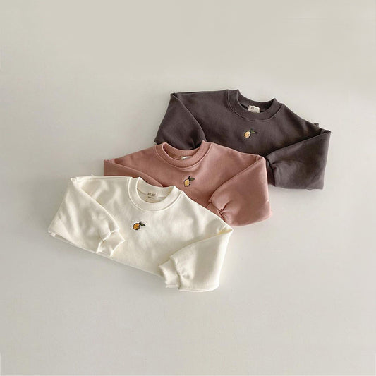 Sudadera Infantil Coreana con Bordado de Pera - Image 2