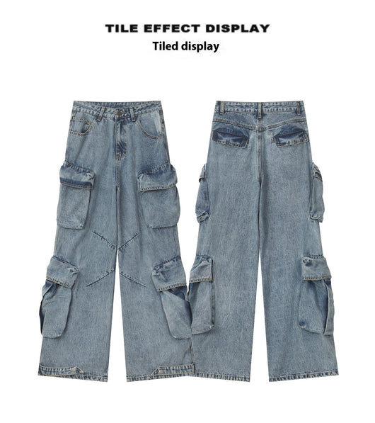 Pantalones de Trabajo Mujer Talle Ancho con Bolsillos Múltiples - Image 9