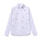 Camisa de Popelina con Detalles de Joyería - Estilo Europeo y Americano