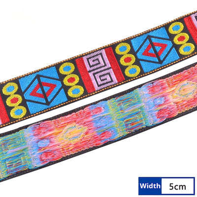 Cinta de Encaje Jacquard Círculo 5cm - Accesorios de Moda y Prendas - Image 2