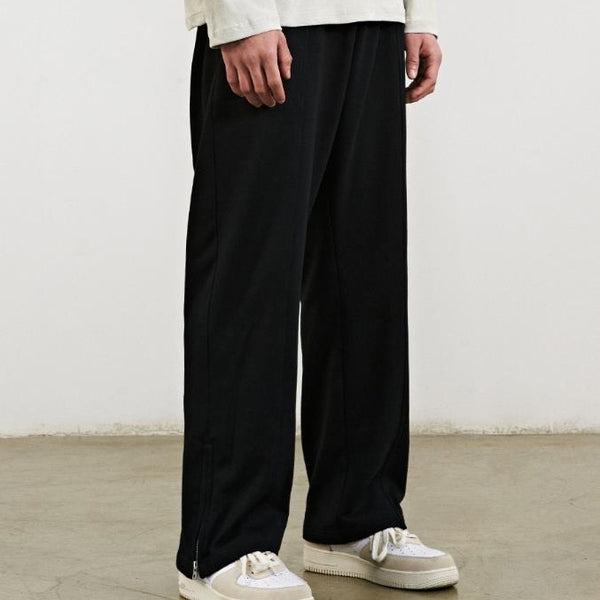 Pantalón Deportivo Hombre Cintura Ajustable Corte Recto Casual Moderno