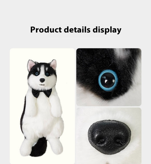 Peluche Simulado de Husky - Juguete de Bolsa Interactivo - Image 20