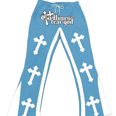 Pantalones Casuales Holgados para Hombre con Estampado Retro - Image 5