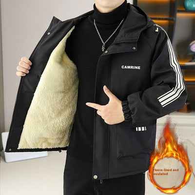 Chaqueta Térmica Acolchada con Capucha para Hombre - Abrigo Casual Invierno - Image 10